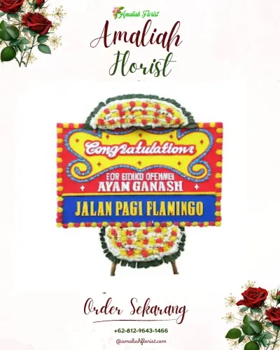 Bunga Papan Congratulation di Plered